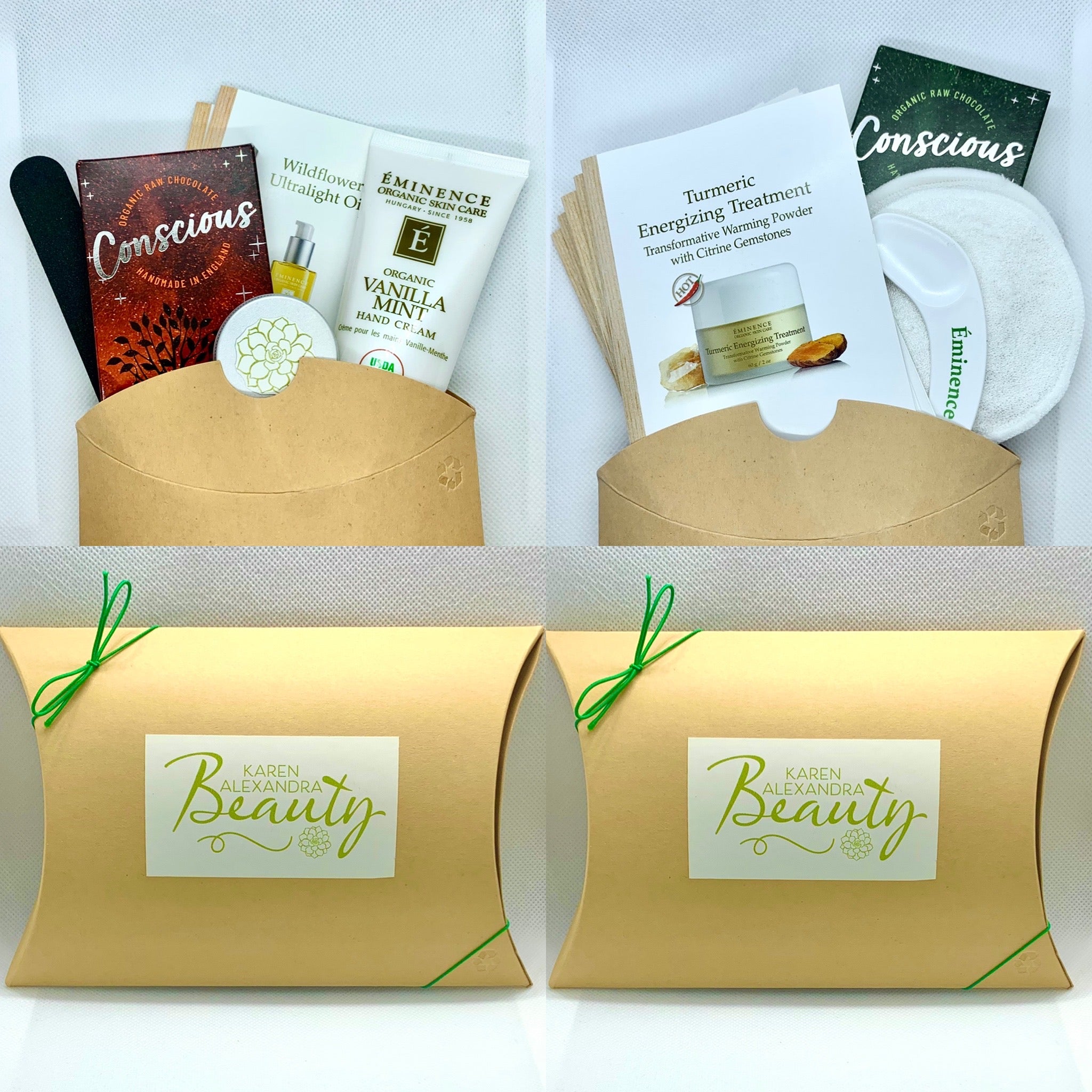 At Home Éminence Organic Gift Sets - also known as letter box facial