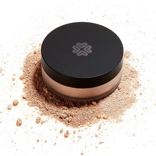 Lily Lolo Mineral Concealer in a dusting of the brown powder