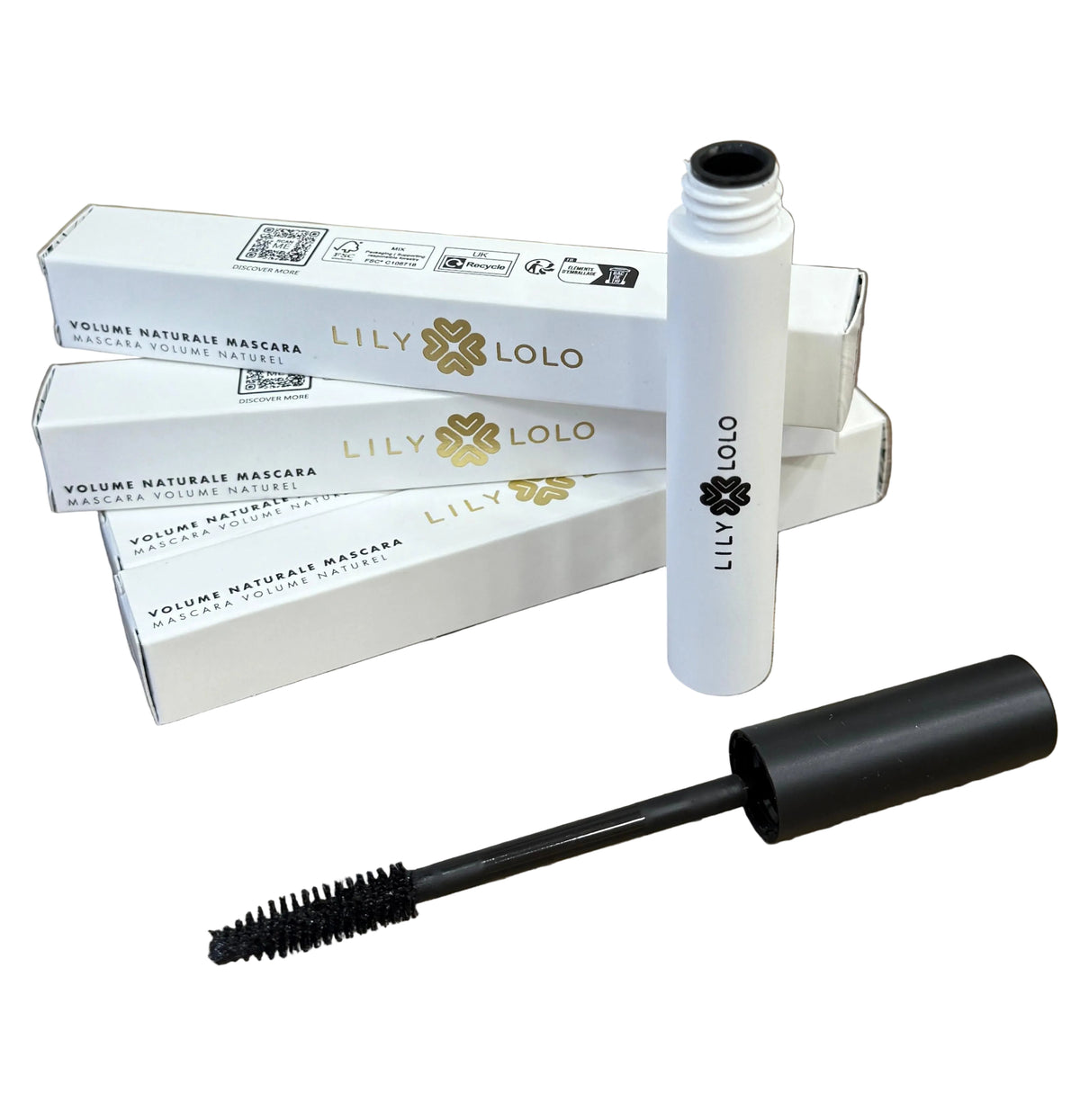 Lily Lolo Volume Naturale Mascara stack