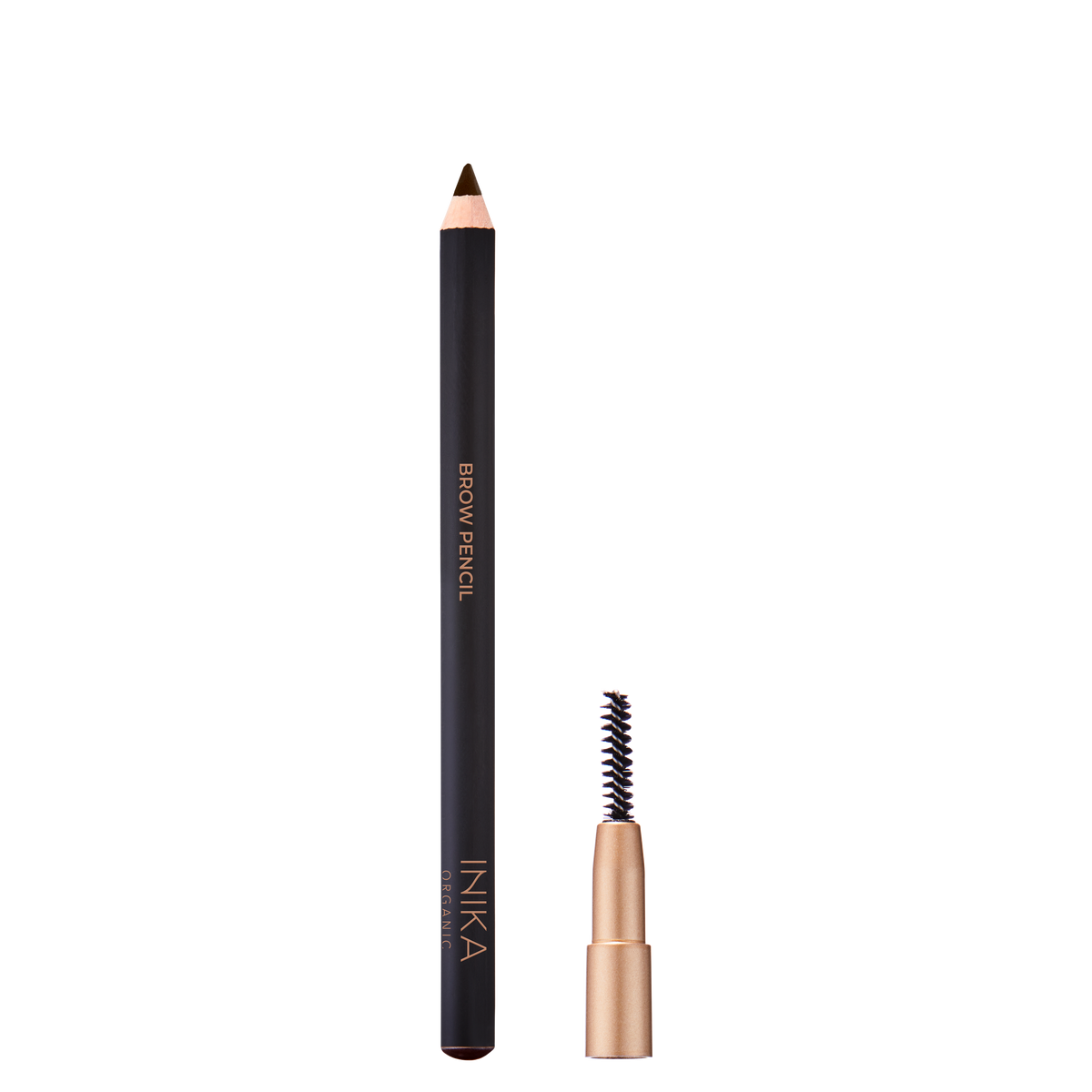 INIKA Certified Organic Brow Pencil 1.1g dark brunette open