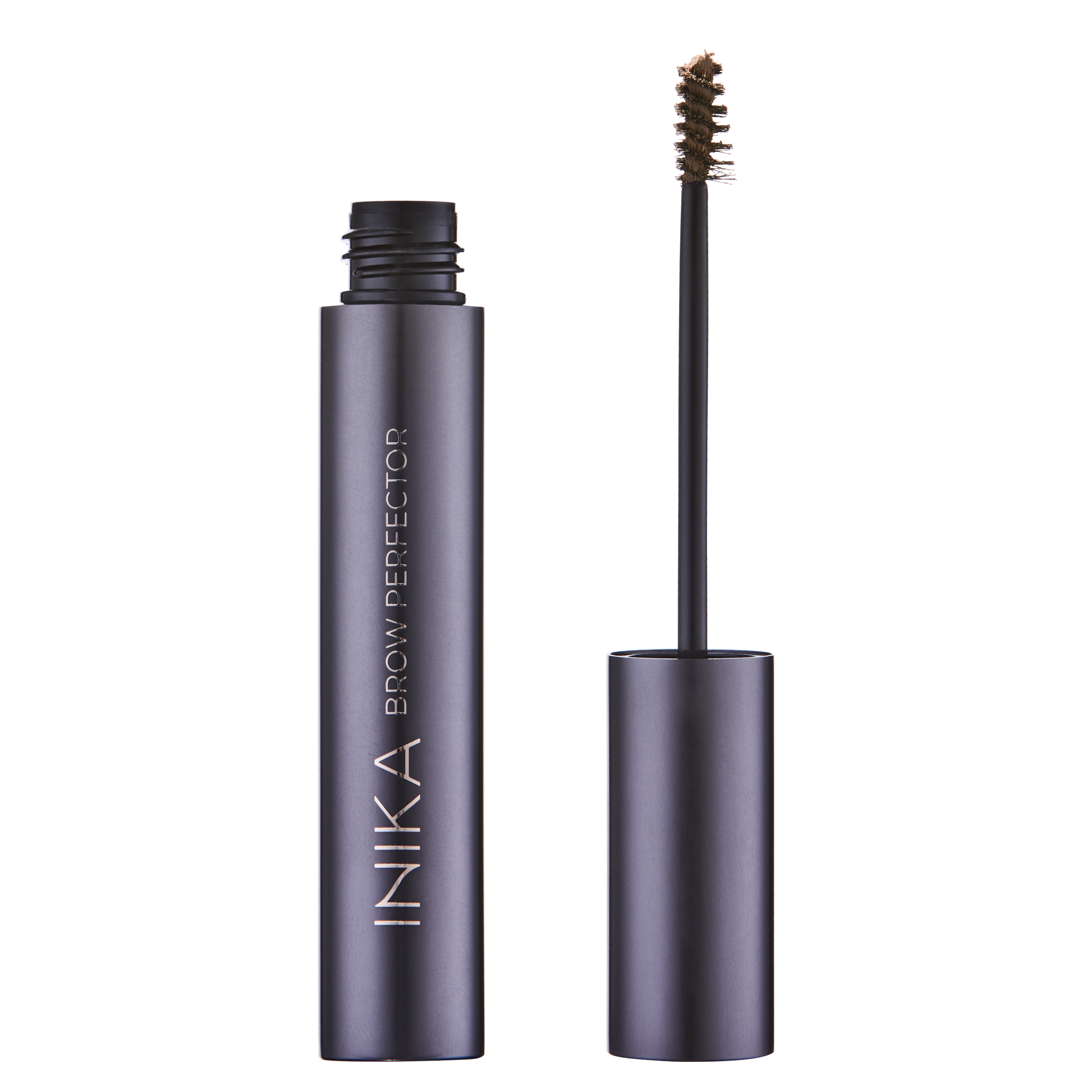 INIKA Certified Organic Brow Perfector 6.5ml open in walnut