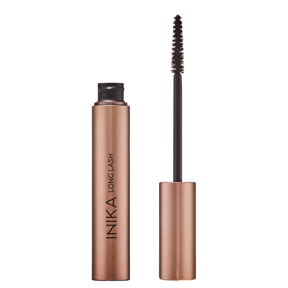INIKA Organic Long Lash Mascara 8ml lid off black