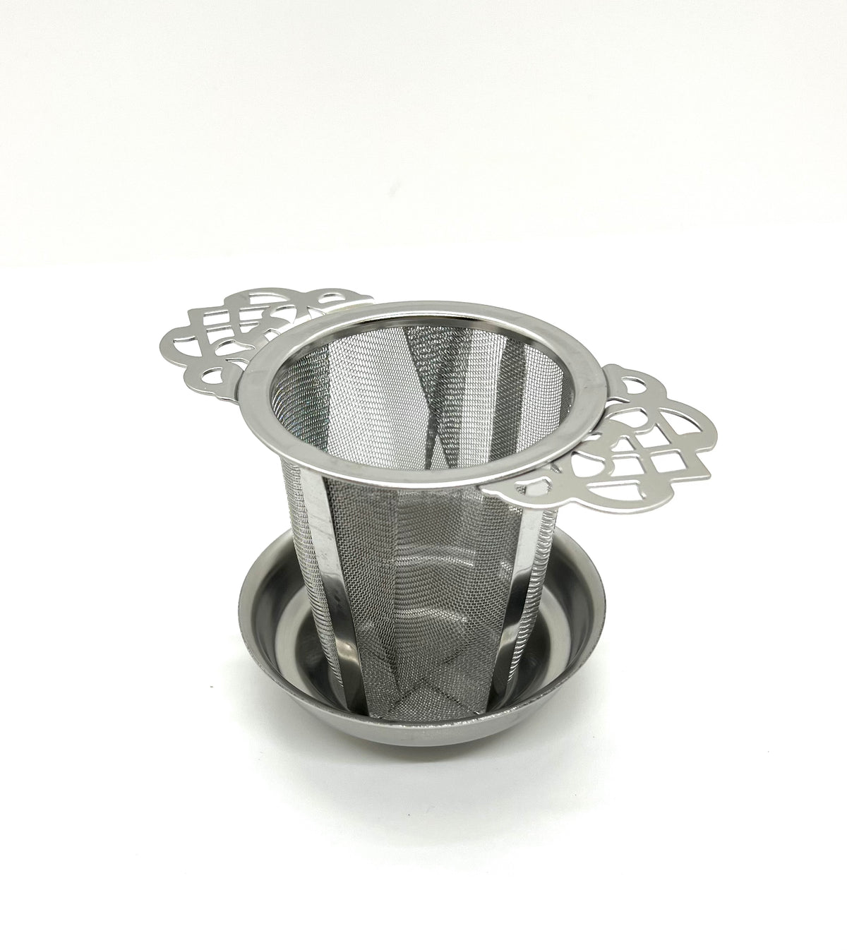Stainless steel cup | mug tea infuser with drip tray