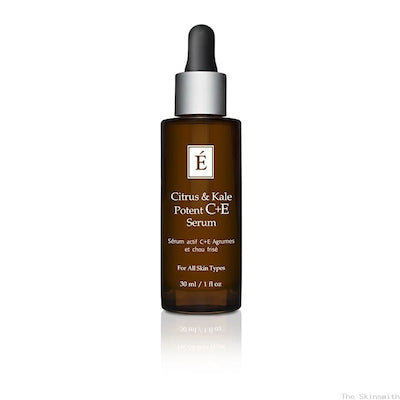 Éminence Organic Citrus & Kale Potent C+E Serum in brown glass bottle size 30ml