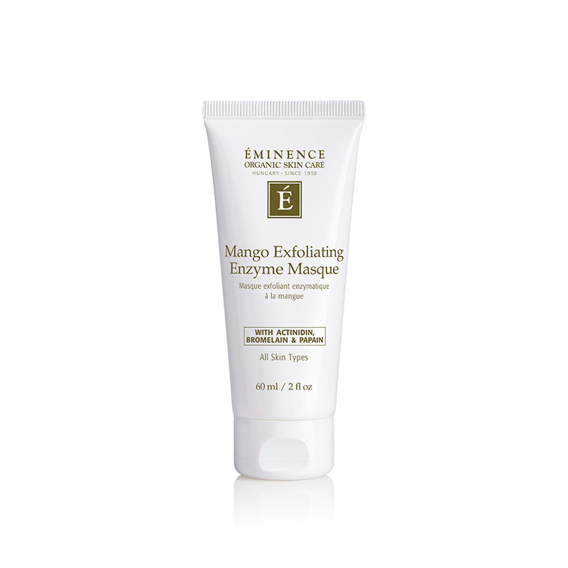 Éminence Organic Mango Exfoliating Enzyme Masque 60ml in a white squeeze tube
