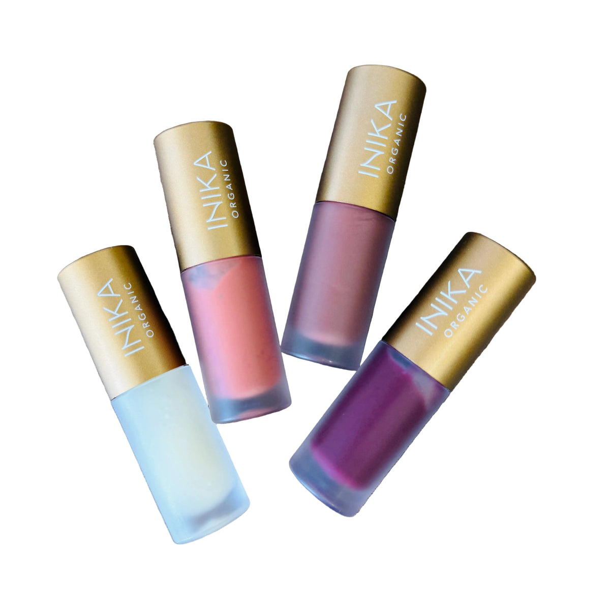 Four Inika lip oils