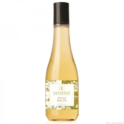 Éminence Organic Apricot Body Oil in tall bottle