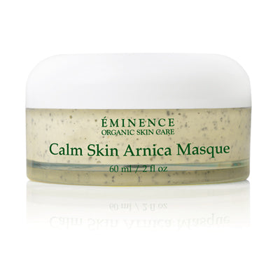 Éminence Organic Calm Skin Arnica Masque 60ml in clear plastic crew top lid tub