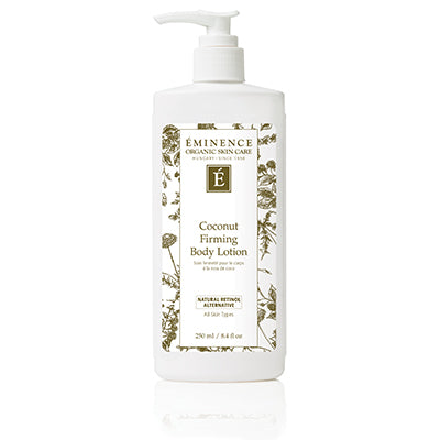 Éminence Organic Coconut Firming Body Lotion 250ml on white background