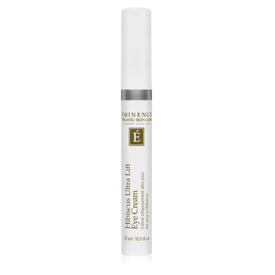 Éminence Organic Hibiscus Ultra Lift Eye Cream 15ml with top on