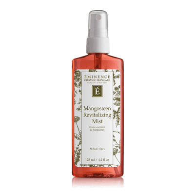 Éminence Organic Mangosteen Revitalising Mist 125ml in mist spray pump bottle