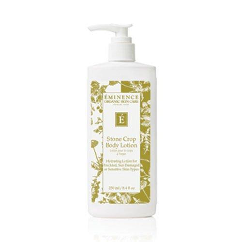 Éminence Organic Stone Crop Body Lotion 250ml in a plastic pump bottle