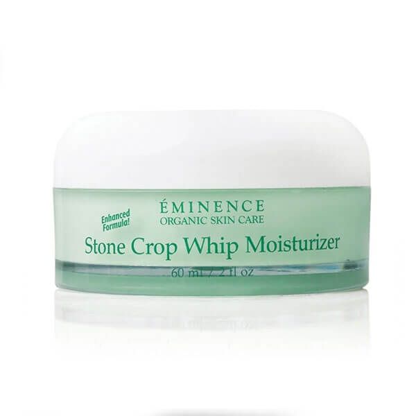 Éminence Organic Stone Crop Whip Moisturiser 60ml in screw top lid plastic tub