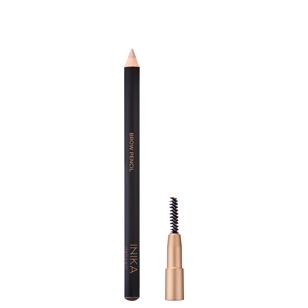INIKA Certified Organic Brow Pencil 1.1g open in blonde