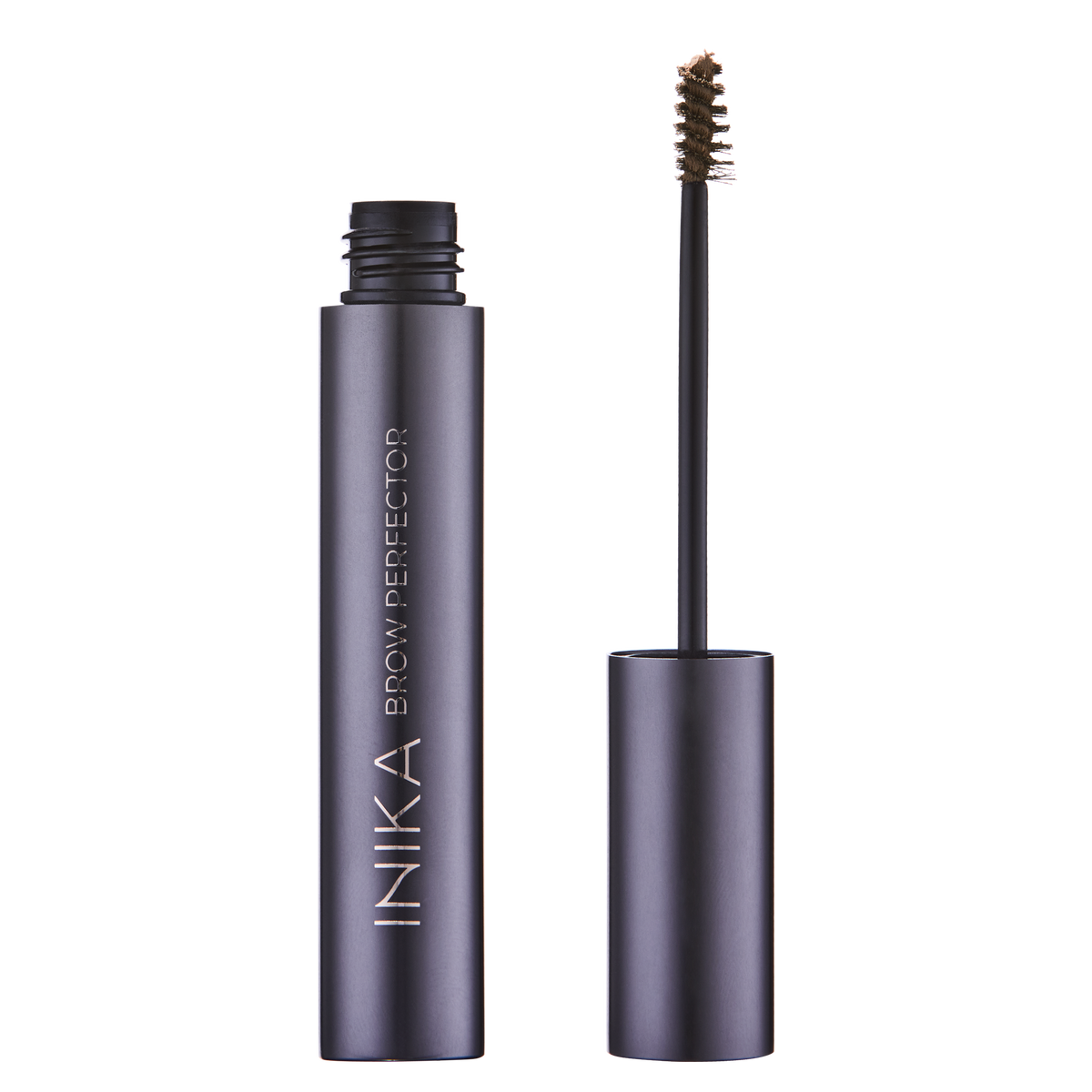 INIKA Certified Organic Brow Perfector 6.5ml open in walnut