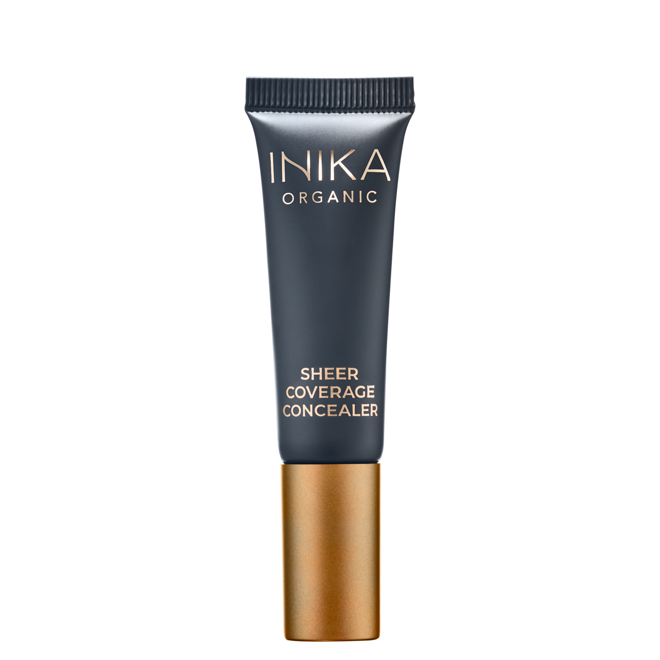 INIKA Certified Organic Sheer Coverage Concealer 10ml Sand with lid on