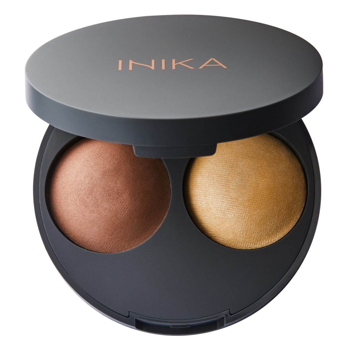 INIKA Organic Baked Contour Duo 5g Teak Open