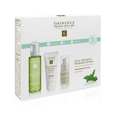 Éminence Organic Acne Advanced 3-Step Treatment System Set