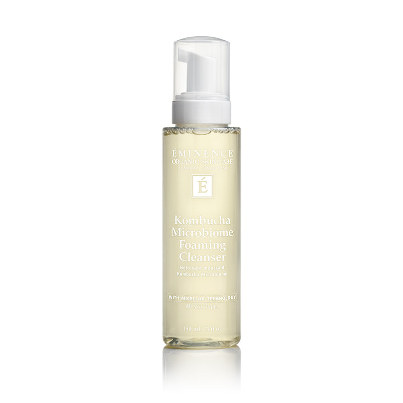 Éminence Organic Kombucha Microbiome Foaming Cleanser in pump bottle size 150ml