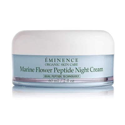 Éminence Organic Marine Flower Peptide Night Cream tub size 60ml
