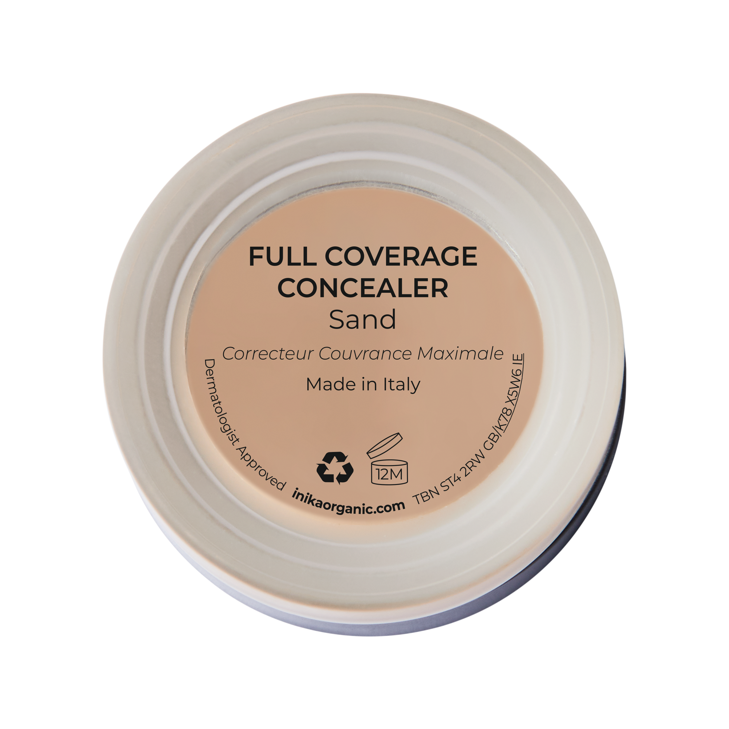 INIKA Certified Organic Full Coverage Concealer 3.5g