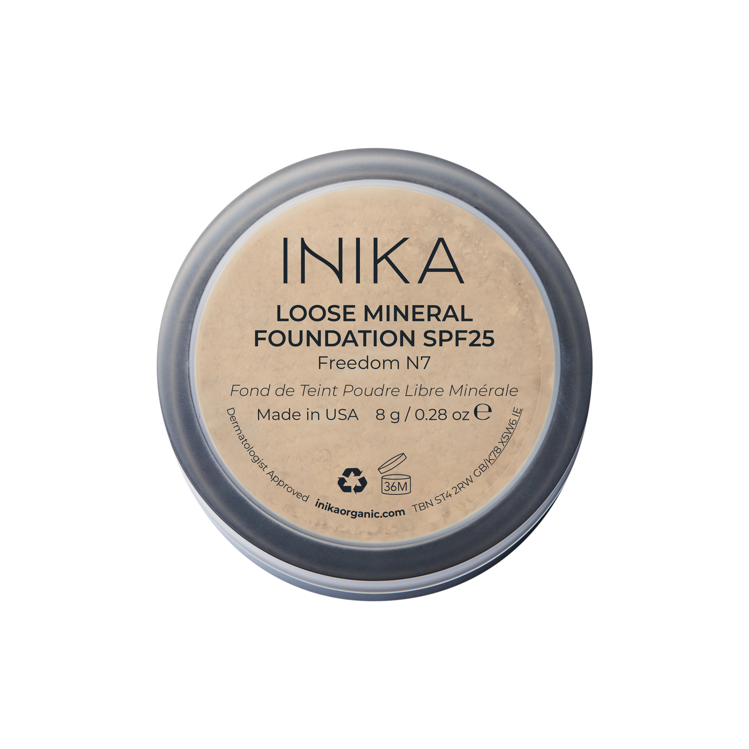 INIKA Organic Loose Mineral Foundation SPF 25 8g